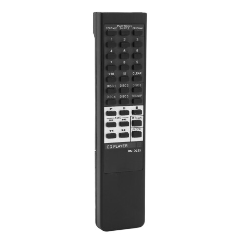 Replacement Remote For Sony Cd Player Cdp-Ca7Es Wireless High Quality Transmission No Setup Needed Ergonomic Structure Full Function Coverage 2