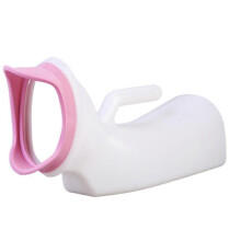 1000 ml Damen-Urinal mit großem, weichem Mundstück und transparenter Skala, ideal für Wanderungen und Spaziergänge.