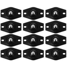 12 Stück Lenkrollen, Kleberollen, Mini-Lenkrollen, Müllrollen, Sofort-Lenkrollen