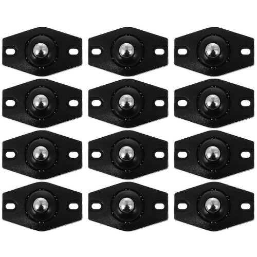 12 Stück Lenkrollen, Kleberollen, Mini-Lenkrollen, Müllrollen, Sofort-Lenkrollen