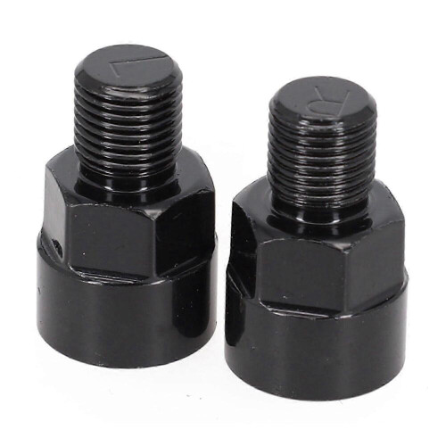 Adaptador extensor de pedal de bicicleta, adaptador de pedal de bicicleta compatível com pedais de 9/16 polegadas e pedivelas de 1/2 polegad