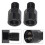 Adaptador extensor de pedal de bicicleta, adaptador de pedal de bicicleta compatível com pedais de 9/16 polegadas e pedivelas de 1/2 polegad 4