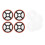 4er-Pack Luftauslassfilter mit Filterelement – Einfache Installation – Langlebiger Ersatz 2
