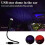 USB LED εσωτερικό διακοσμητικό φως αυτοκινήτου οροφής αστέρι φως DJ χριστουγεννιά 2