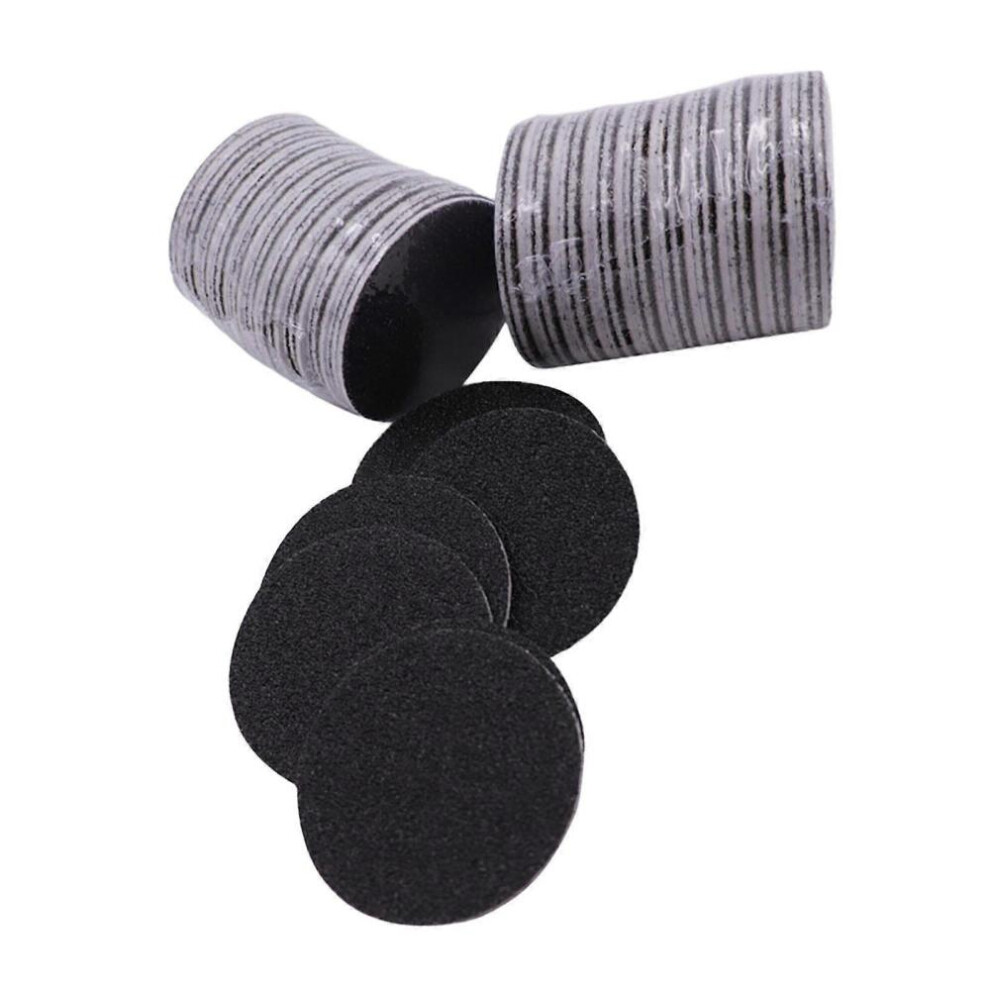 60 Pieces Sandpaper Disk Pad Hard Skin Replaceable Sandpaper Discs Women Men