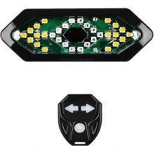 Fahrrad-Blinker mit drahtloser Fernbedienung, LED-Fahrradrücklicht mit Blinker