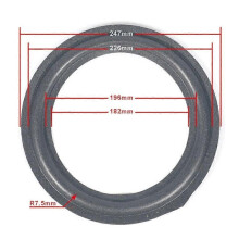 Bordi in schiuma per altoparlanti, bordi per altoparlanti, bordi per subwoofer per un suono nitido.