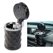 Auto-asbak met deksel, geurdicht, afneembaar, met verlichting.