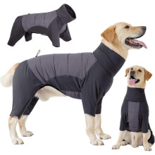 Hundepullover, warmer Fleece-Pullover, Winter-Sweatshirt mit Rollkragen und Leinenöffnung, wasserdicht, für vier Beine, kuschelig warm für m