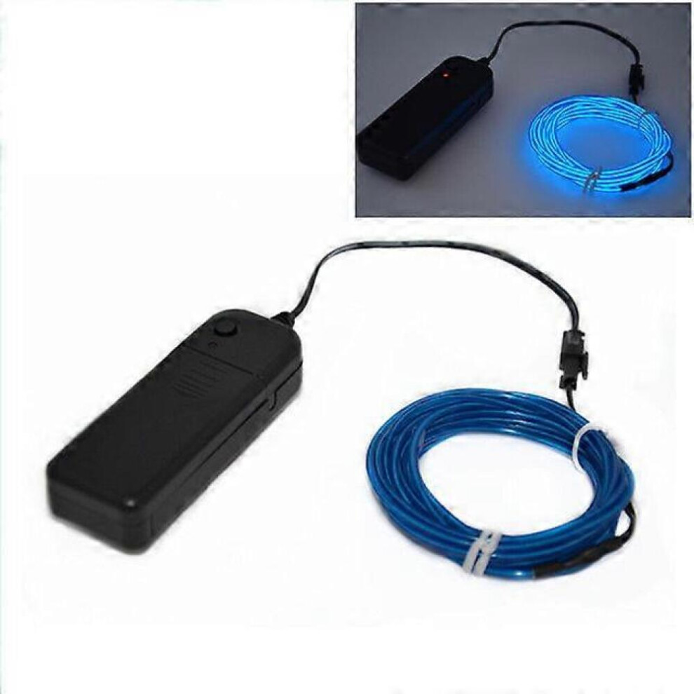 Glow El Wire Neon Ambient Diy Costumes Car Decoration S Party Dance Flexible Cuttable Led Strip 1M/3M/5M Light 8472608282386