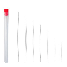 Stainless Steel Beading Needle Big Eye Collapsible Embroidery Beading Needle Thread Sewing Needle for Jewelry Making