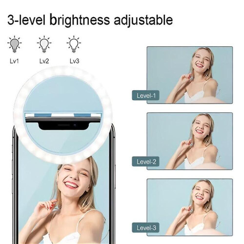 Φως selfie για κινητά τηλέφωνα, φως selfie ομορφιάς LED, μίνι φως φόρτισης για κινητά τηλ 2