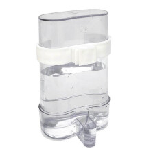 Bebedouro automático transparente para periquitos, sem sujeira, para papagaios e calopsitas. Acessórios para gaiolas.