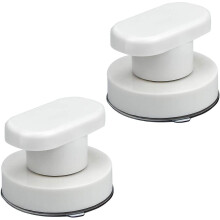 2 pezzi Maniglia con ventosa potente, bracciolo con ventosa, maniglia in vetro mobile per cassetto del mobiletto del bagno