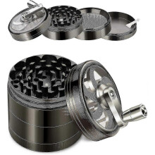 Mühle, 4-in-1-Mühle, Mühle Lar, Mühle aus Zinklegierung, Trockenmühle, Mühle mit Aufsatz, Mühlen für