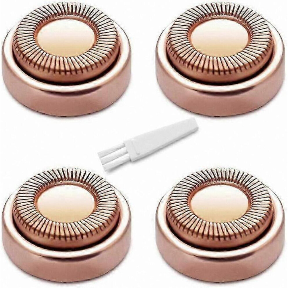 4-Pack Precision Shaving Heads for Facial Hair Removal Devices