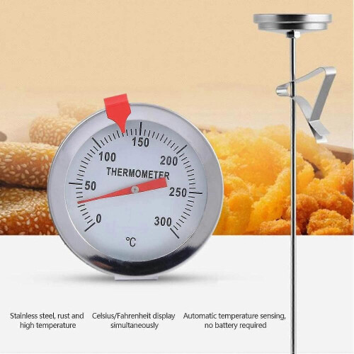Madlavningstermometer Probetermometer Grilltermometer Hjemmetermometer Ståltermometer Køkkentermometer 2