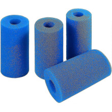 4 Pieces Swimming Pool Filter, Swimming Pool Filter Foam Sponge, Foam Pool Filter, Filter Sponge, Swimming Pool Filter Reusable Washable Poo