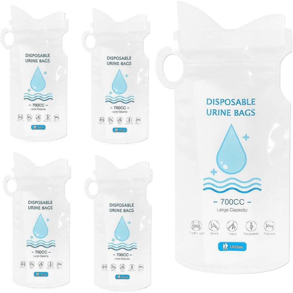 20Pcs Disposable Urine Bags, Portable Urine Bags, Urine Bag, Disposable Urine Bags Resealable Camping Pee Bags