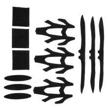 Fahrradsport-Sportmatte mit Belüftung, universelle Passform, 3er-Set