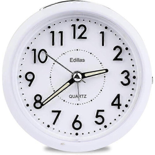 Nachttischwecker, kleiner, leichter Quarz-Reisewecker, S 1