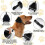 Cuffie antirumore per cani neri, cuffie antirumore per cani 2