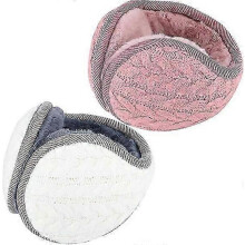 Winter-Ohrenschützer, Ohrenschützer für Damen und Herren, faltbare Ohrenschützer, Outdoor-Ohrenschützer aus Fleece, warme Strick-Ohrenschütz