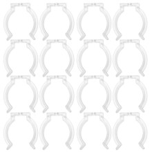 20 Stück T8 Klarsicht-Lampenröhrenclips für LED-Leuchtstoffröhren-Installation, Leuchtstoffröhren-Montageclips