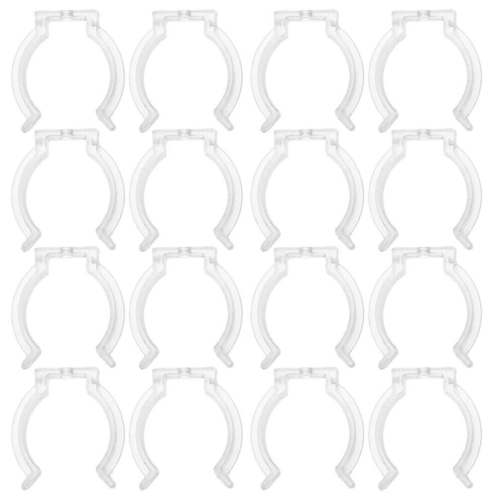 20Pcs T8 Clear Lamp Tube Clip For Led Light Tube Installation Fluorescent Tube Light Fixturetube Light Mounting Clips 8472608229510