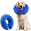 Collier pour chien gonflable de protection, collier ajustable, bleu pour animaux 1