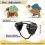 Cuffie antirumore per cani neri, cuffie antirumore per cani 3