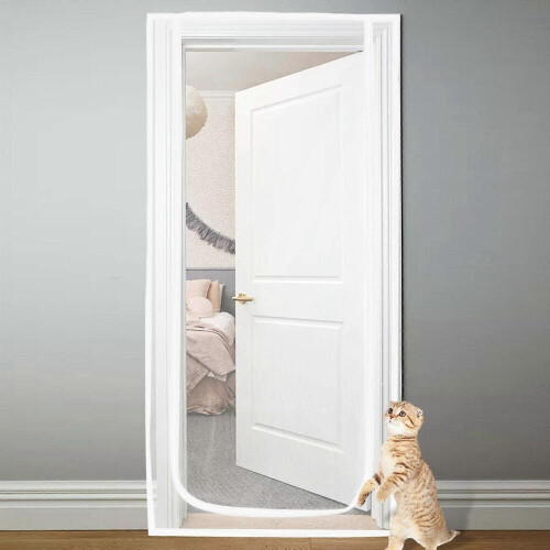 Pet Screen Door Zipper Door for Easy Use and 2