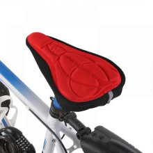 Prettyui Sella per bicicletta, coprisedile morbido, design ergonomico, per bicicletta, tappetino da ciclismo, comodo