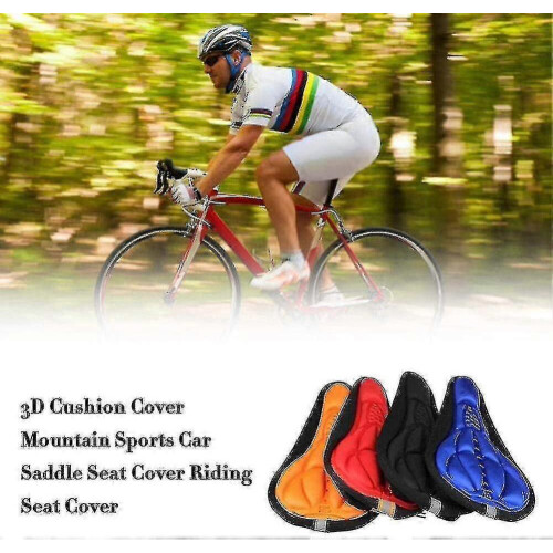Capa de assento de ciclismo macia e acolchoada para bicicleta (1 peça) 2