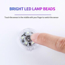 Universelle Mini-LED-Autoleuchte mit Touch-Schalter, kabellose Ambientelampe, tragbare Nachtleseleuchte, Autodachlampe, Innenraumbeleuchtung