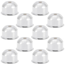 Lampenfassung E27, Lampensockel für Deckenlampen, silberfarben, 4,6 x 3,1 cm, 10 Stück