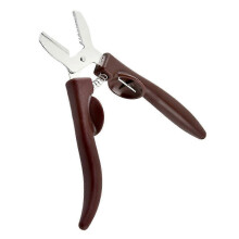 Walnusswerkzeug, Walnussschäler mit Clip, Walnussöffner, Nussschäler (braun) (1 Stück)