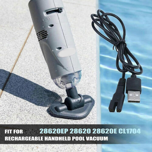 80CM 5V 2A USB Charging Cable Replacement Power Cord for Handheld Pool Vacuum Cleaner 28620E 1