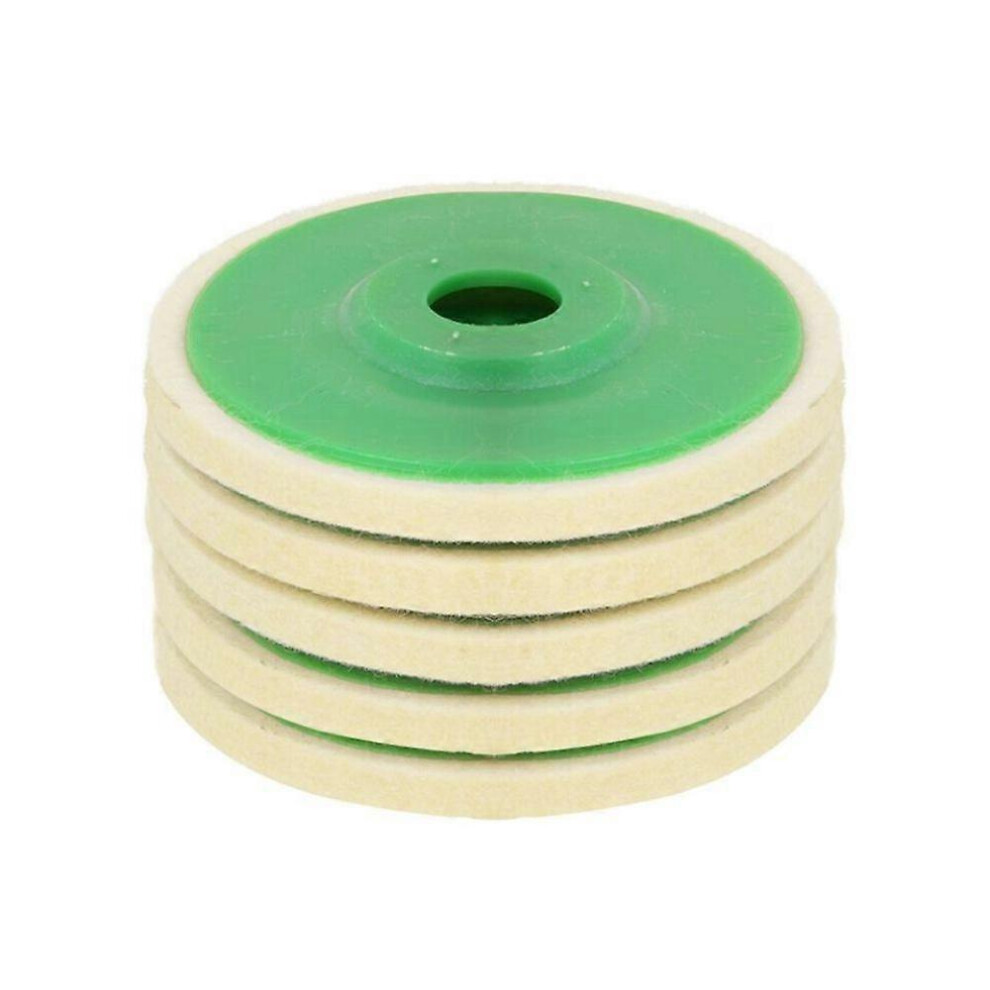 10 Pcs Polishing Disc Wool Polishing Disc 125Mm Wool Buffing Disc Felt Disc 8472608232282