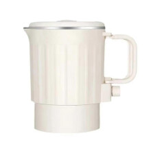 Mini bollitore portatile in acciaio inossidabile pieghevole da viaggio, facile da riporre, bollitore elettrico per acqua da casa