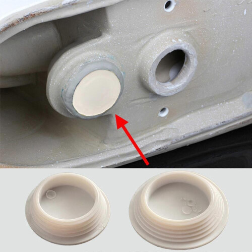 Durable Toilet Tank Plug Replacement Plug Supplies Double Hole Plugging Head 1