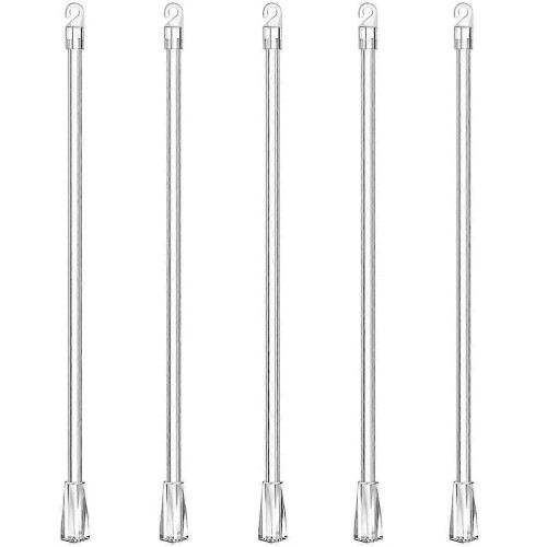 5pcs Blind Wand Vertical Blinds Replacement Parts Blind Rod with Tail Hooks
