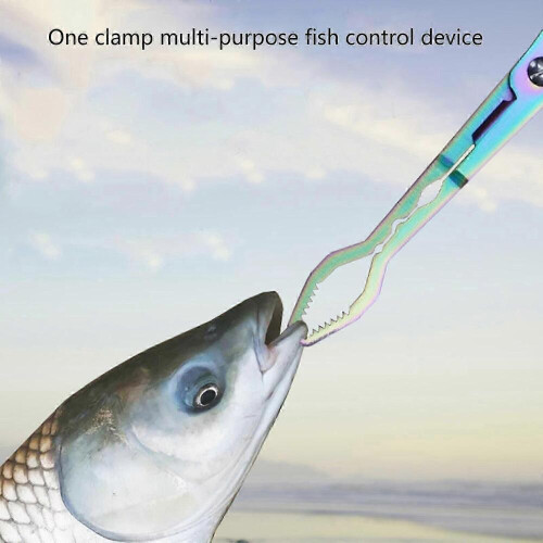 Alicate multifuncional para pescadores, removedor de anzóis e pinça para segurar a boca do peixe. 1