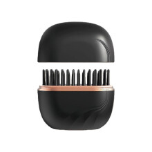 Haarglätterbürste mit 3 Temperaturstufen, die nicht verbrüht, Schnellstyling in 30 Sekunden, batteriebetrieben für den täglichen Gebrauch, G