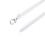Conjunto de 2 varões de cortina transparentes invisíveis para cortinas com ilhós de 40 polegadas (101,6 cm). 1