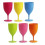 Farbige Weinkelche, 6er-Set, Hochzeitsdesign 4