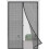 Μαύρη μαγνητική κουρτίνα πόρτας 80 X 210 cm, εντομοαπωθητική μαγνητική κουρτίνα πό 1