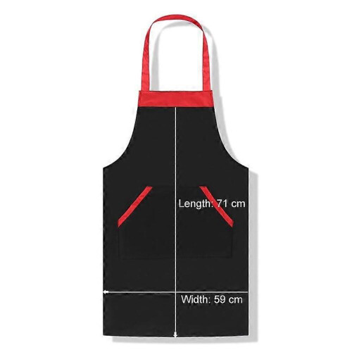Heimschürze aus Polyester, einfarbig 1