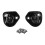 Plaque de base de pivot pour casque de moto avec vis - Accessoire de remplacement pour casques de course 4