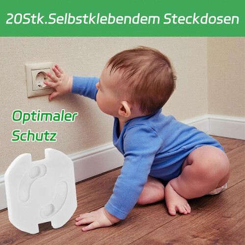 Europäische Standard-Steckdosenschutzabdeckung – weiß 1
